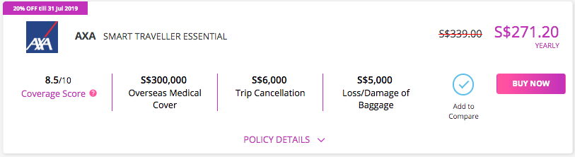 AXA Travel Insurance
