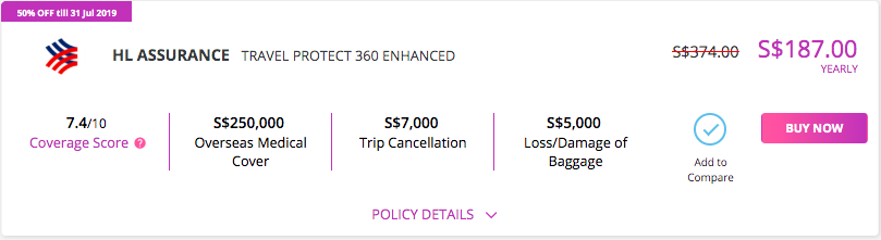 Hong Leong travel insurance