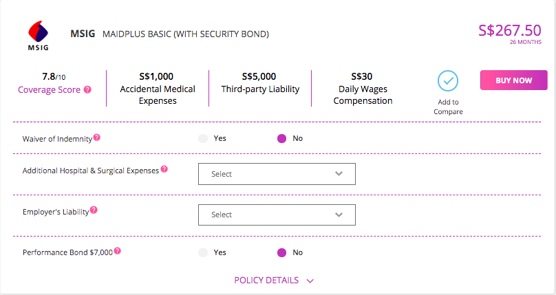 MSIG-Maid-insurance