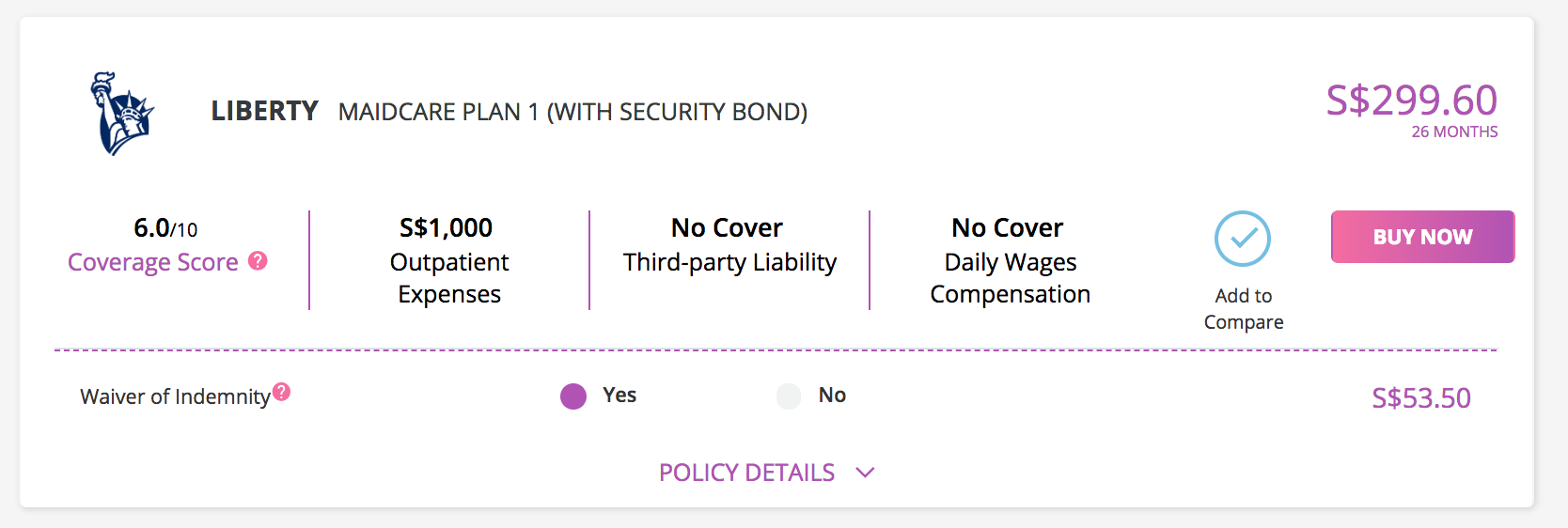 Maid Insurance Singapore 