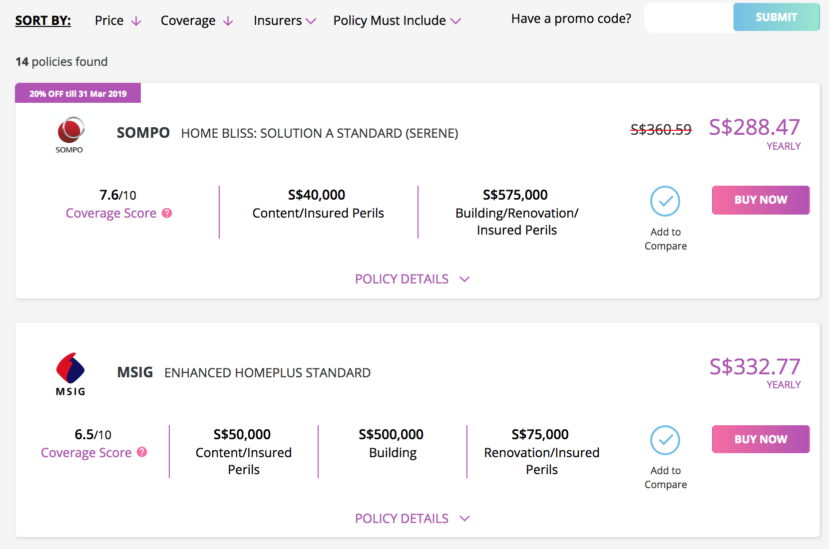 Home Insurance Singapore